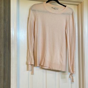 Ladies light pink sweater loft size small